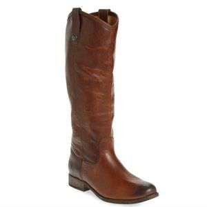 Frye Melissa Button Leather Riding Boots